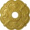 Ekena Millwork Rotherham Ceiling Medallion (Fits Canopies up to 3 1/2"), 18"OD x 3 1/2"ID x 1 1/2"P, Rich Gold CM17RORGS - alternate 1